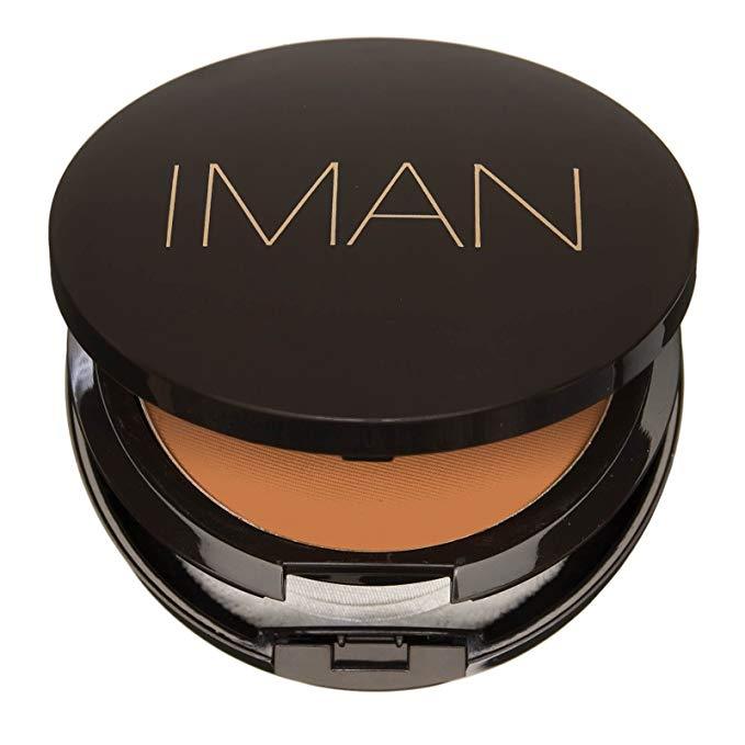 IMAN Luxury Pressed Powder, Clay Medium - ADDROS.COM